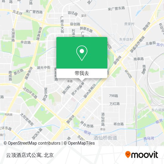 云顶酒店式公寓地图