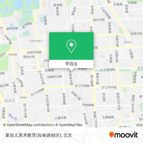 夏加儿美术教育(知春路校区)地图