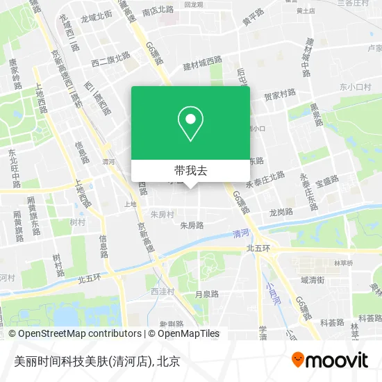 美丽时间科技美肤(清河店)地图