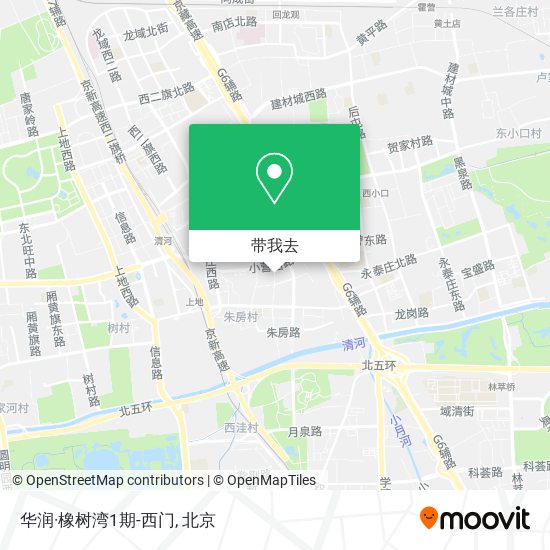 华润·橡树湾1期-西门地图