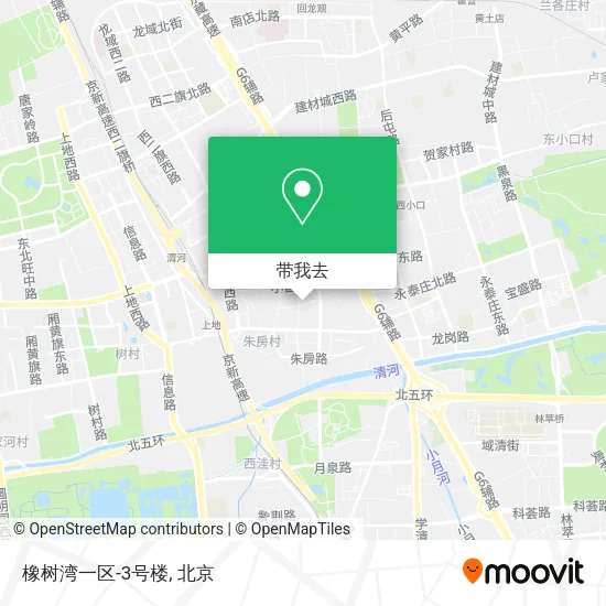 橡树湾一区-3号楼地图