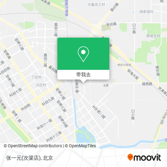 张一元(次渠店)地图