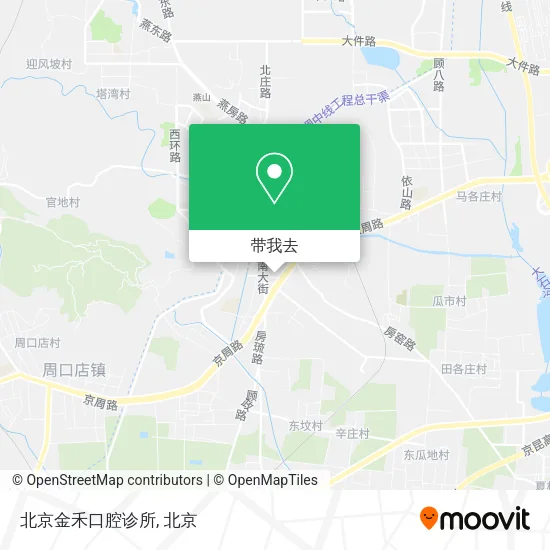 北京金禾口腔诊所地图