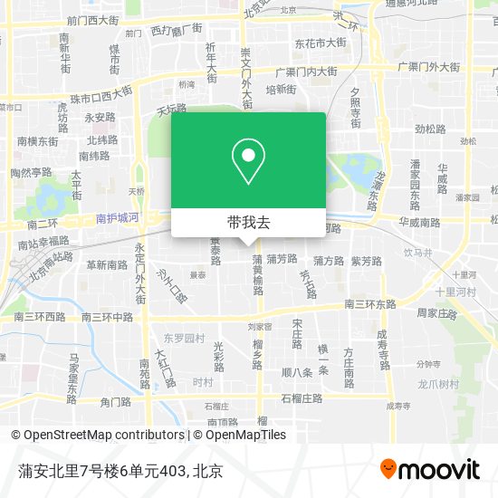 蒲安北里7号楼6单元403地图