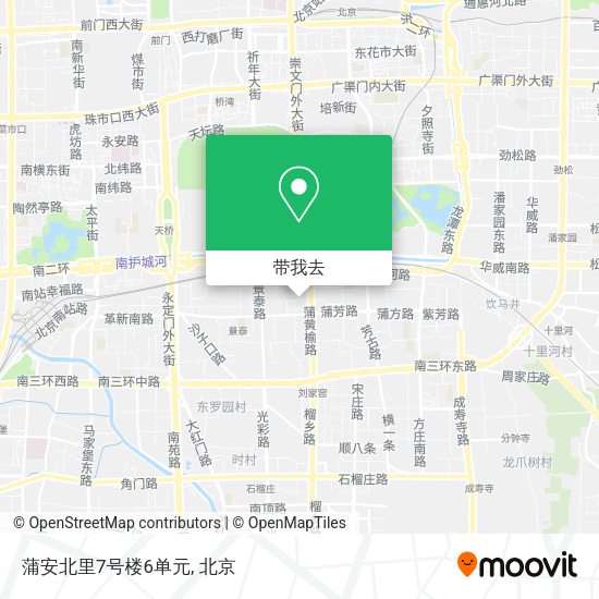 蒲安北里7号楼6单元地图