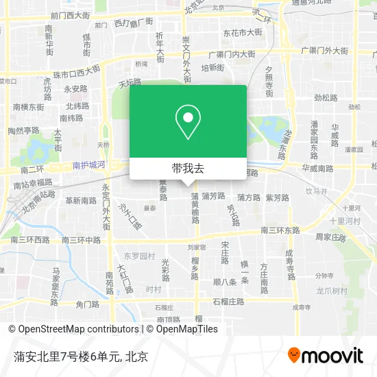 蒲安北里7号楼6单元地图