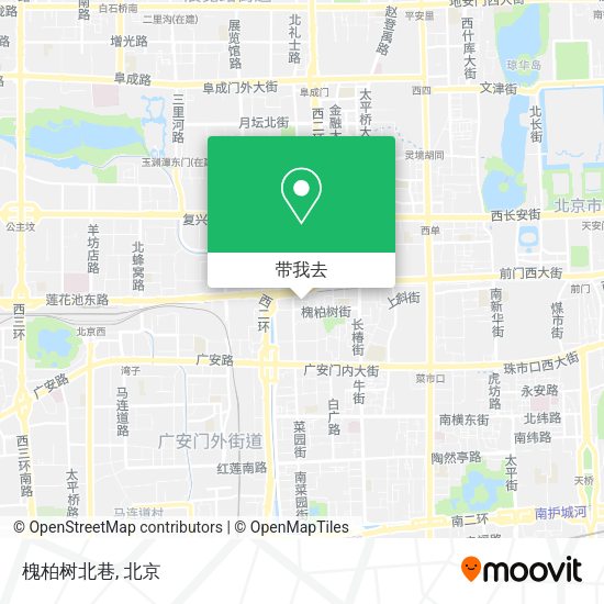 槐柏树北巷地图