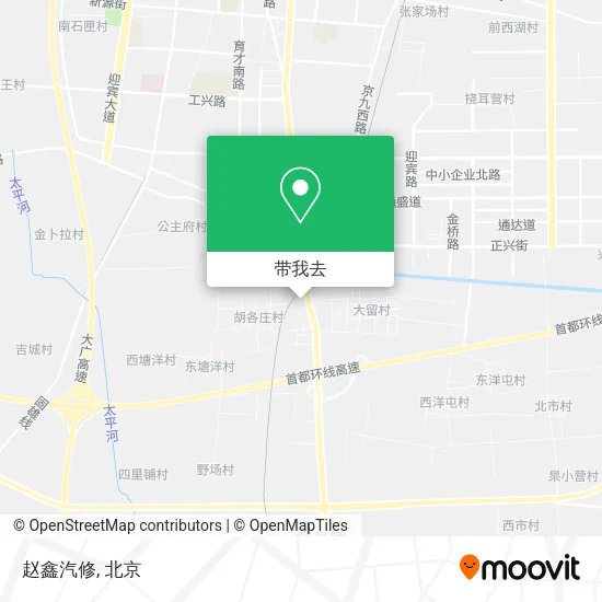 赵鑫汽修地图