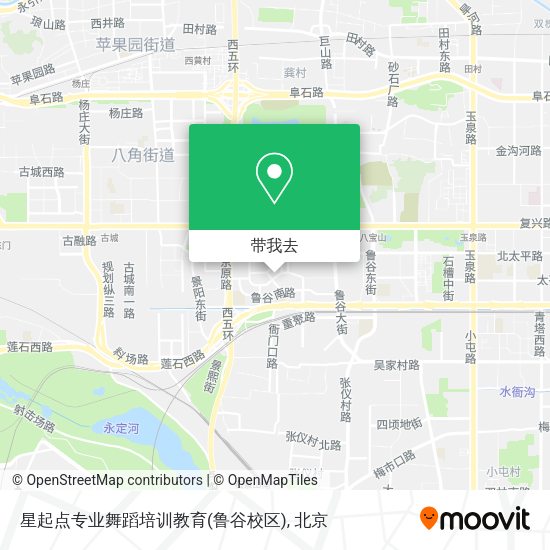 星起点专业舞蹈培训教育(鲁谷校区)地图