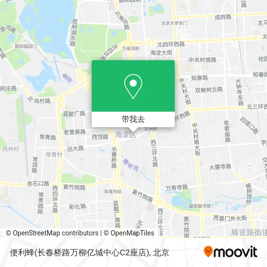 便利蜂(长春桥路万柳亿城中心C2座店)地图