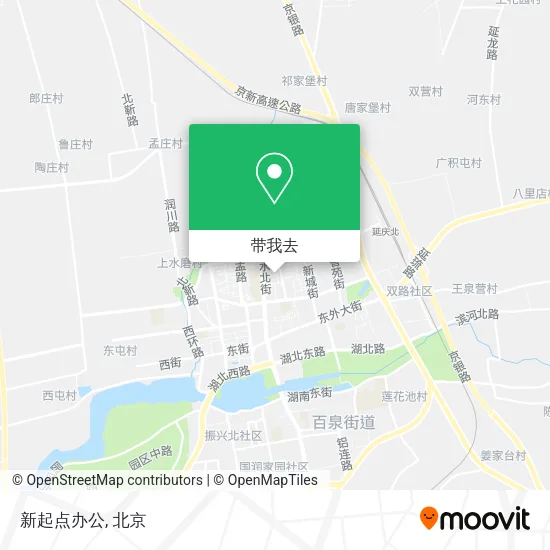 新起点办公地图