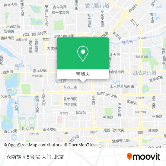 仓南胡同5号院-大门地图