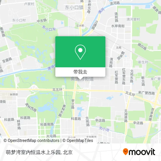 萌梦湾室内恒温水上乐园地图