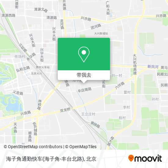 海子角通勤快车(海子角-丰台北路)地图