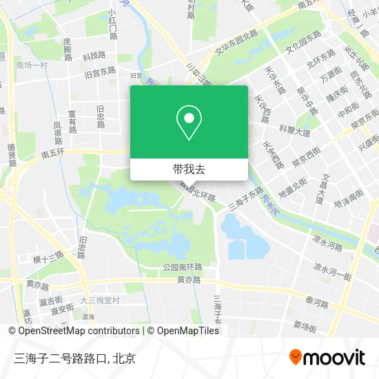 三海子二号路路口地图
