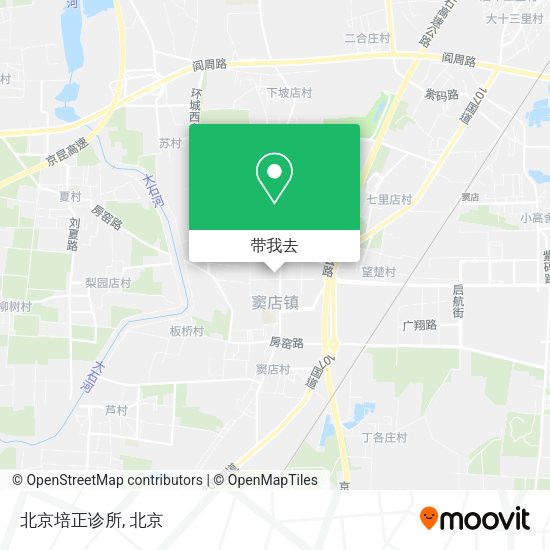 北京培正诊所地图