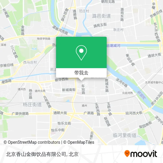 北京香山金御饮品有限公司地图