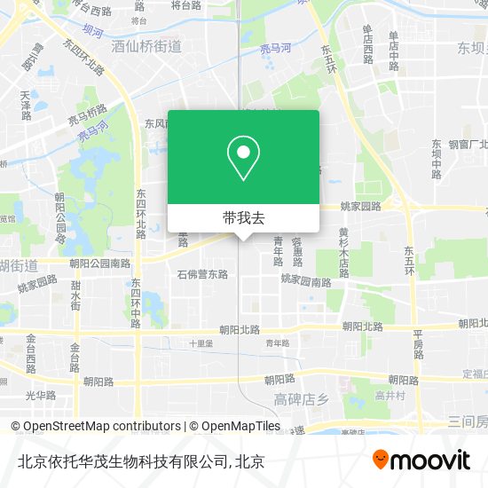 北京依托华茂生物科技有限公司地图