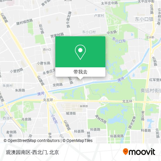 观澳园南区-西北门地图
