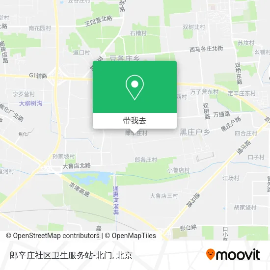 郎辛庄社区卫生服务站-北门地图