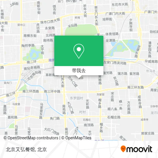 北京又弘餐馆地图
