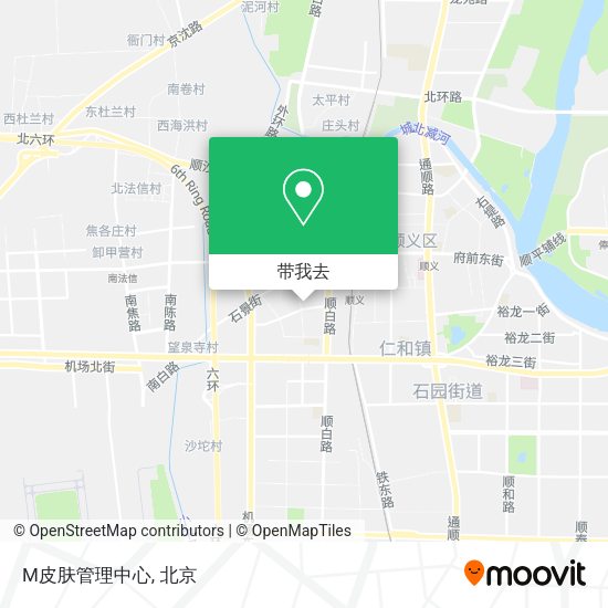 M皮肤管理中心地图