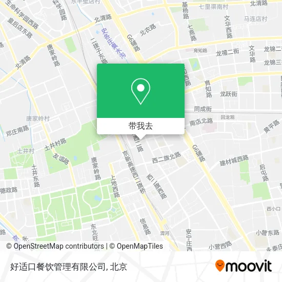 好适口餐饮管理有限公司地图