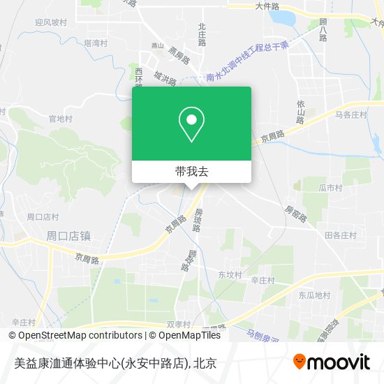 美益康洫通体验中心(永安中路店)地图