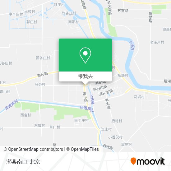 漷县南口地图