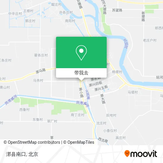 漷县南口地图
