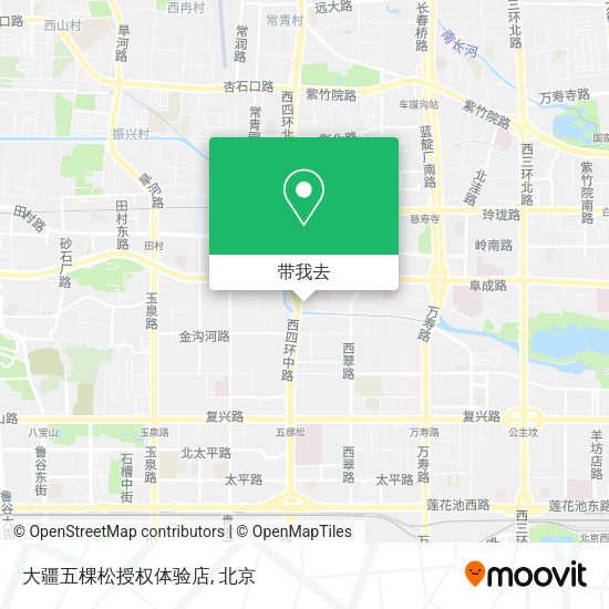 大疆五棵松授权体验店地图