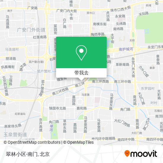 翠林小区-南门地图