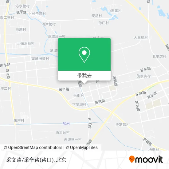 采文路/采辛路(路口)地图