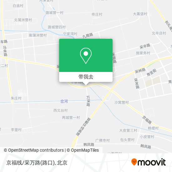 京福线/采万路(路口)地图