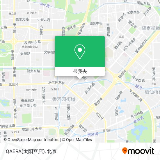QAERA(太阳宫店)地图