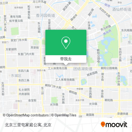 北京三里屯家庭公寓地图