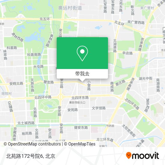 北苑路172号院6地图
