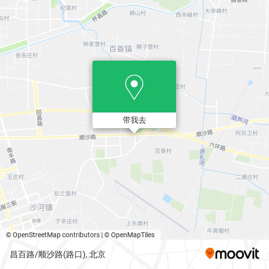 昌百路/顺沙路(路口)地图
