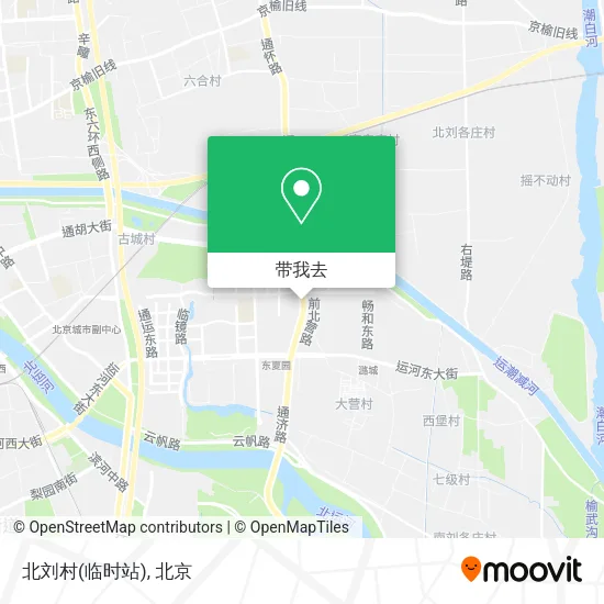 北刘村(临时站)地图