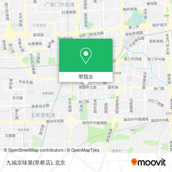 九福京味菜(草桥店)地图