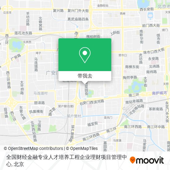 全国财经金融专业人才培养工程企业理财项目管理中心地图