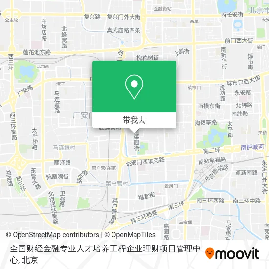 全国财经金融专业人才培养工程企业理财项目管理中心地图