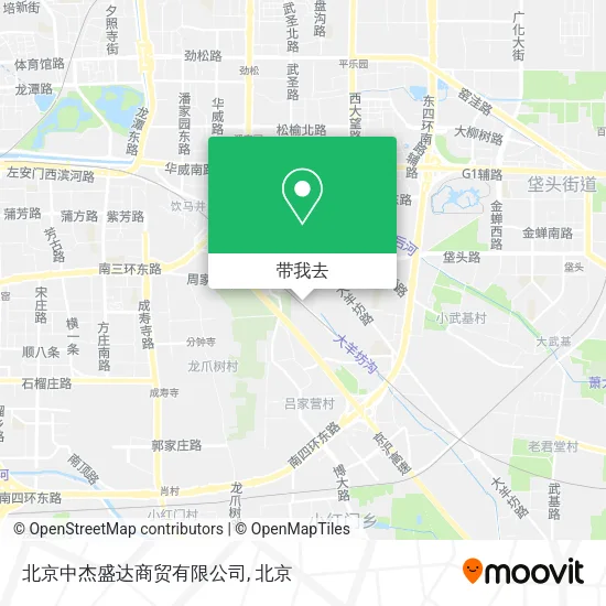 北京中杰盛达商贸有限公司地图