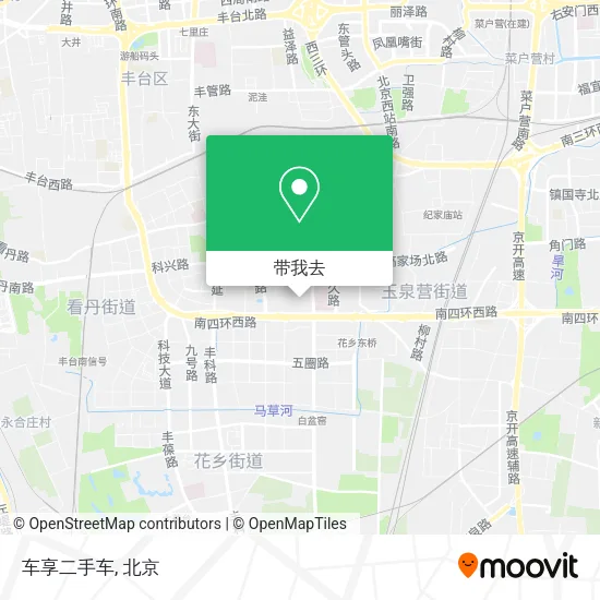 车享二手车地图
