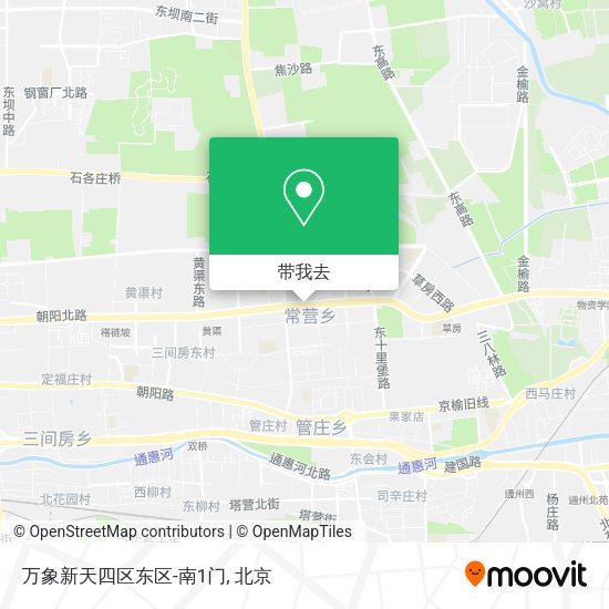 万象新天四区东区-南1门地图