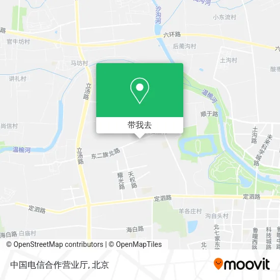 中国电信合作营业厅地图