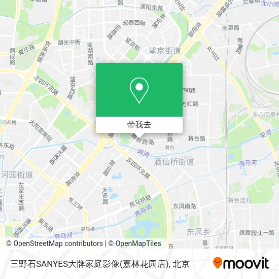 三野石SANYES大牌家庭影像(嘉林花园店)地图
