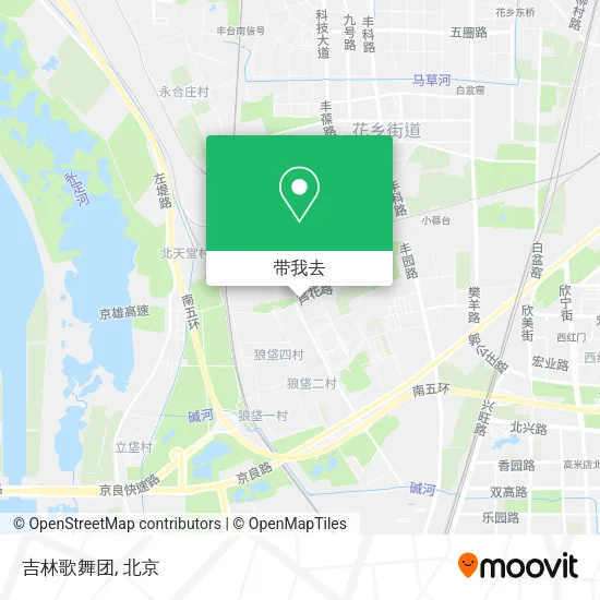吉林歌舞团地图