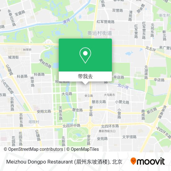 Meizhou Dongpo Restaurant (眉州东坡酒楼)地图