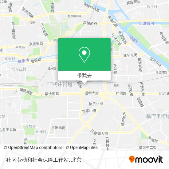社区劳动和社会保障工作站地图